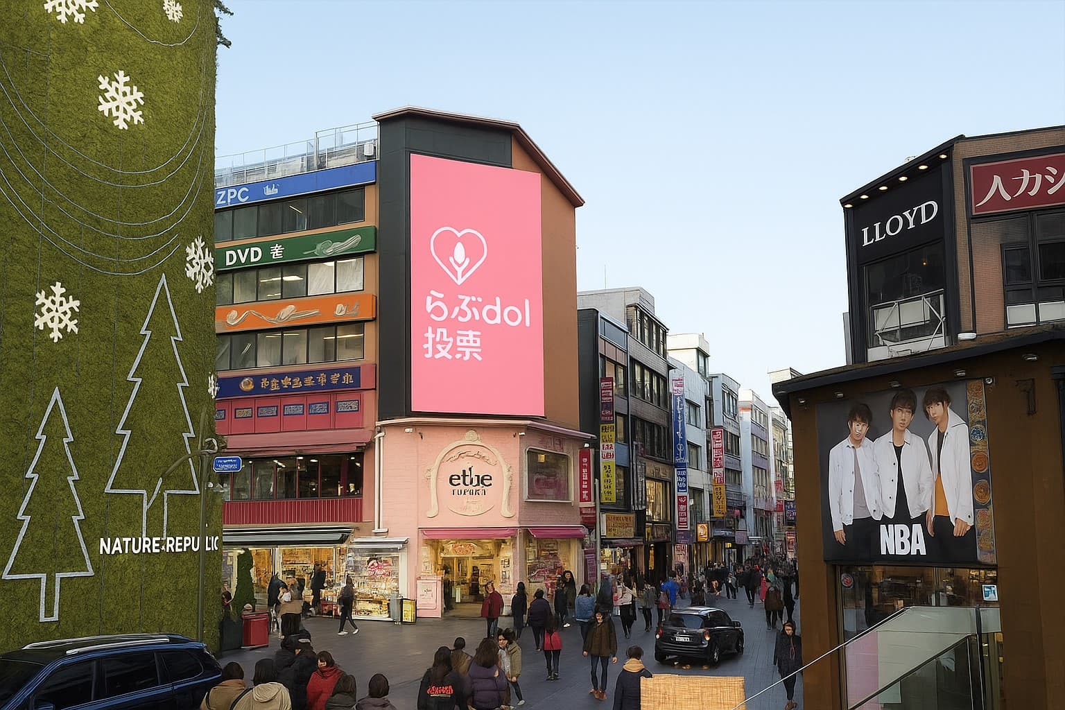 Image for Myeong-dong Main Shopping Street – Large Screen